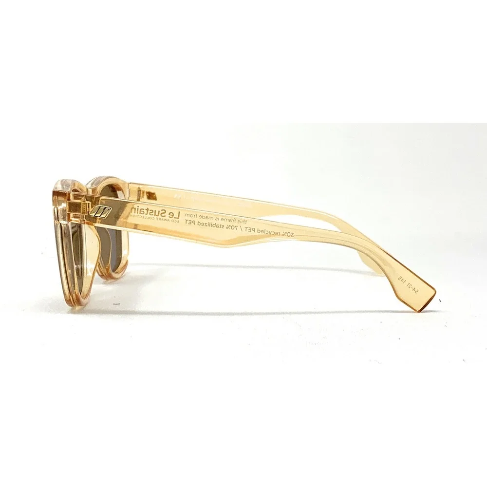 LE SPECS Le‎ Sustain Unisex Polarized Sunglasses Petty Trash 2229582 Blonde 54mm